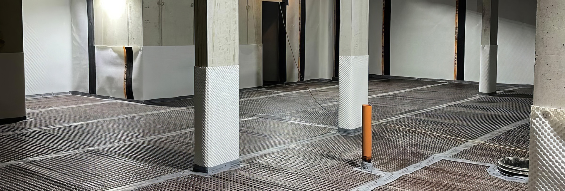Multi-Level Basement Waterproofing Project multi-level-basement-hanger-lane-banner delivering waterproofing design and installation for a substantial below-ground structure.