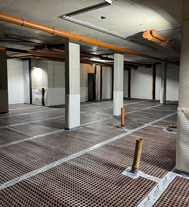 Multi-Level Basement Waterproofing Project - Hanger lane, London