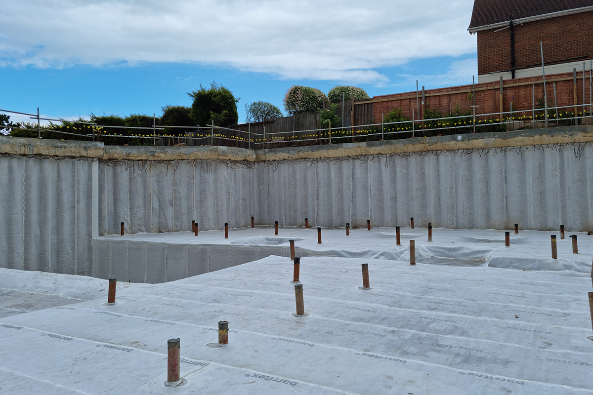 Basement Waterproofing Design & Installation - Private Property – Chigwell