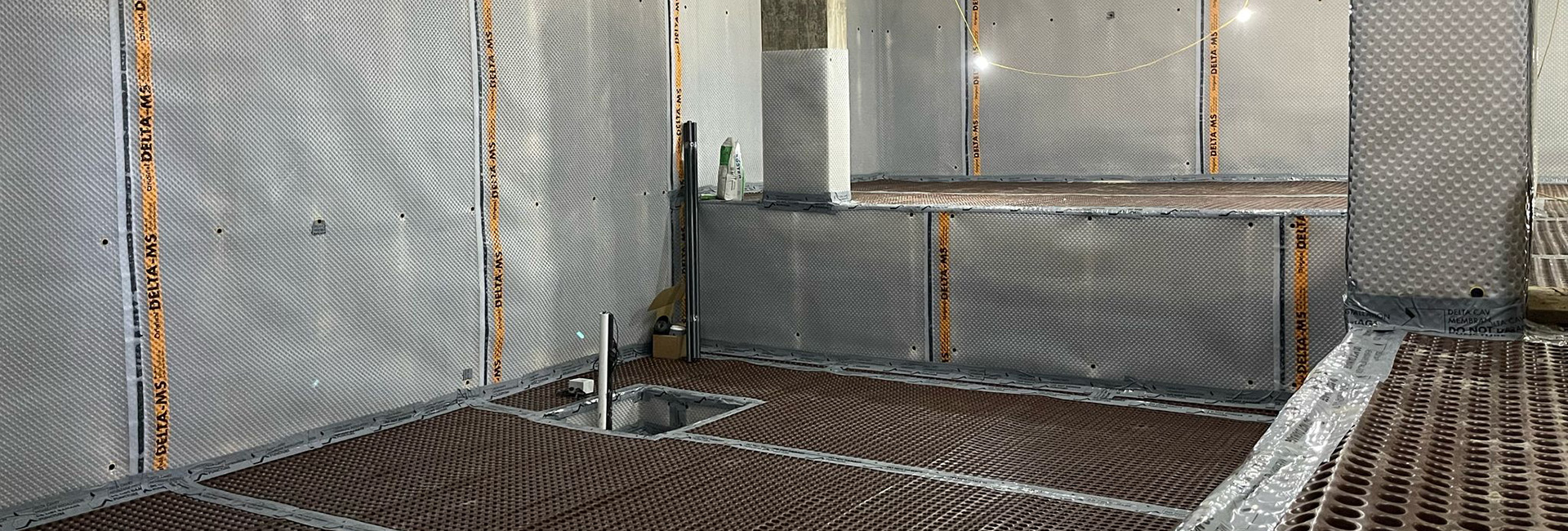 Type C Cavity Drainage waterproofing contractors London
